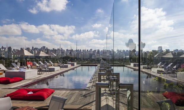 Le bar Skye à Sao Paulo