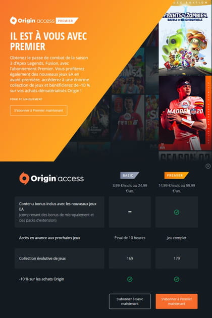 Electronic Arts propose le contenu et le service