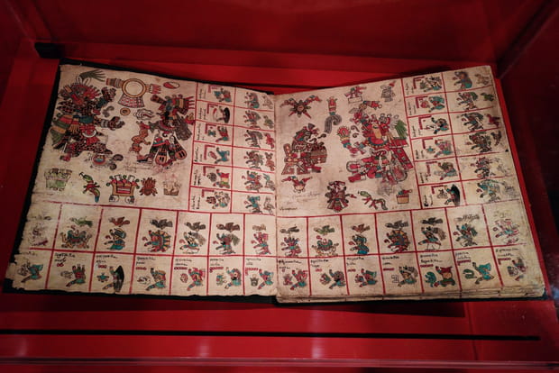 Codex Borbonicus, le calendrier religieux et divinatoire mexicain