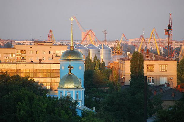 Les toits de Kherson