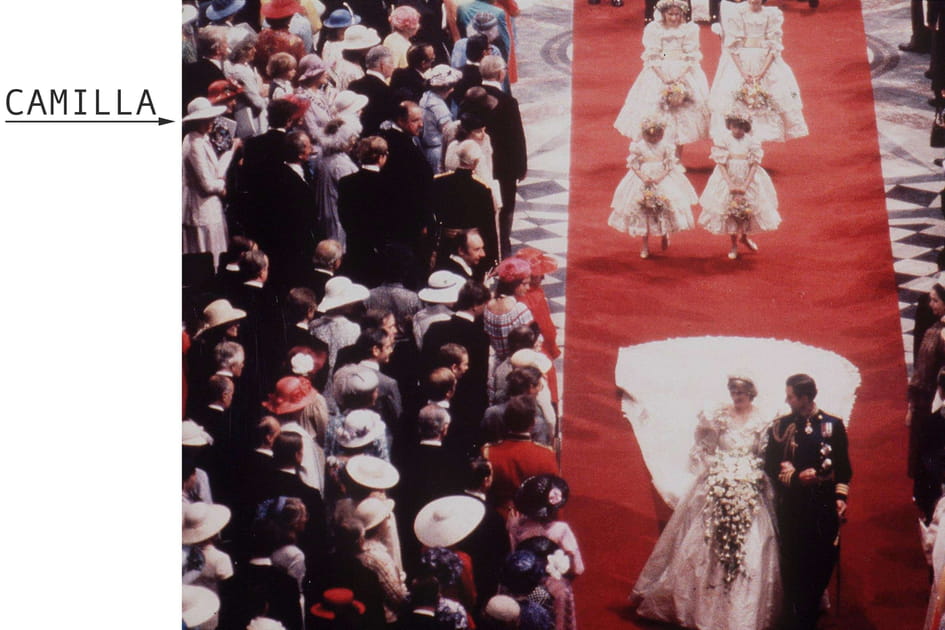 Camilla &eacute;tait au premier mariage de Charles