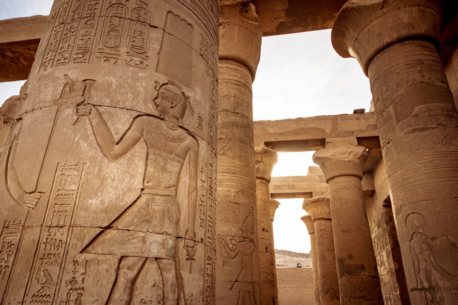K&ocirc;m Ombo, le temple double d&eacute;di&eacute; &agrave; Sobek et Haro&euml;ris
