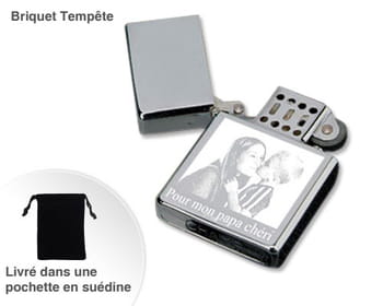 briquet gravé