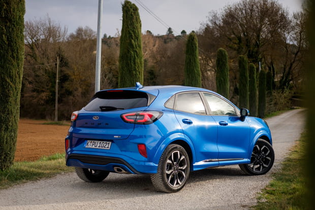 Zoom sur la face arrière du Ford Puma en version ST-Line X