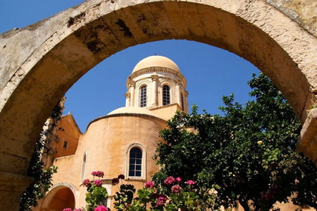 Le monastère d'Agia Triada à Akrotiri
