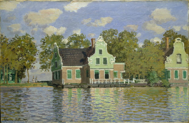 Claude Monet, Maisons au bord de la Zaan, à Zaandam
