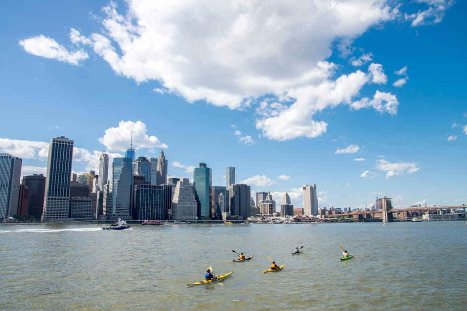Balade en kayak sur l'Hudson, un bon plan 100% gratuit &agrave; New York
