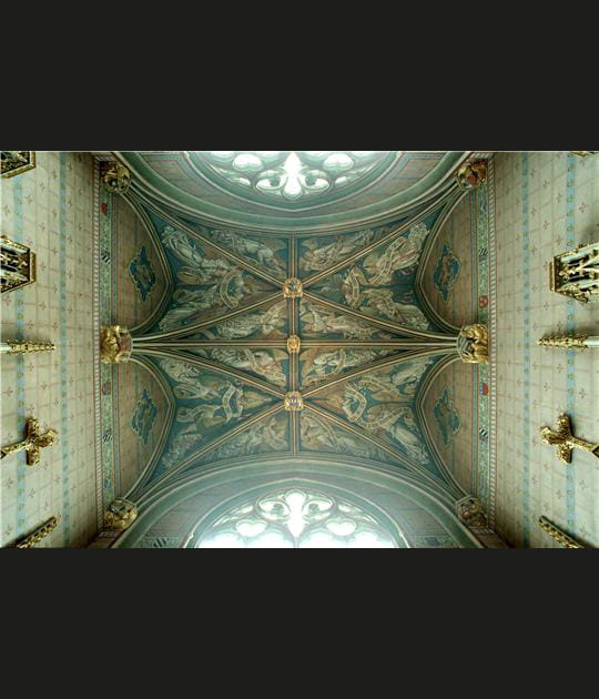 Plafond de la chapelle