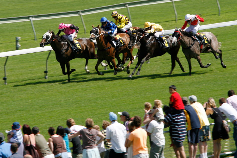 L'Hippodrome d'Auteuil &agrave; Paris f&ecirc;te P&acirc;ques en famille
