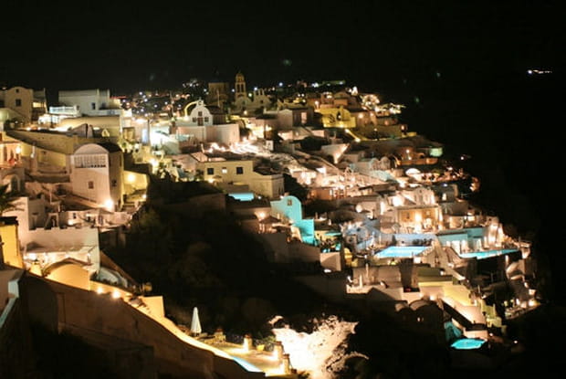 Oia sur la falaise