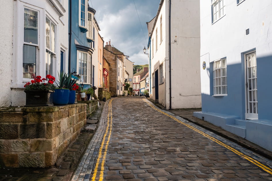 Staithes, en Angleterre