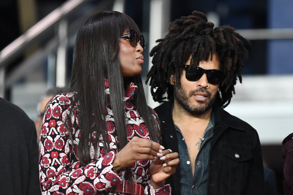 Naomi Campbell et Lenny Kravitz