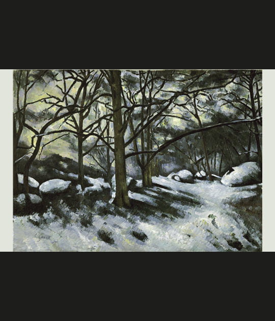 Paul C&eacute;zanne&nbsp;: Neige fondante