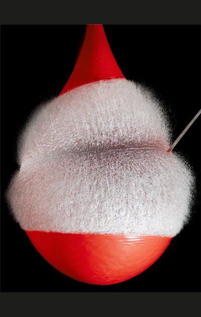 Un ballon au bord de l'explosion