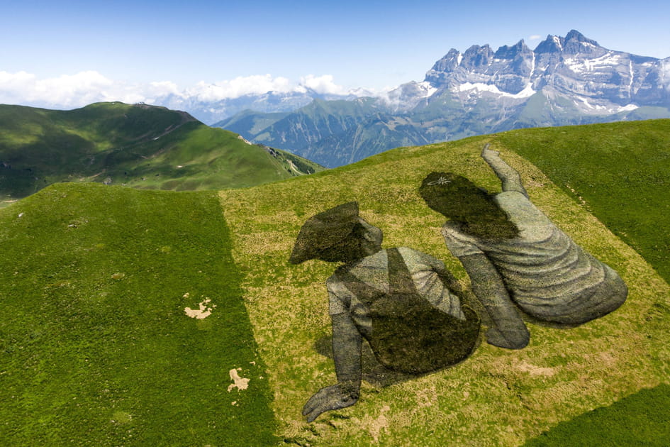 Land art biod&eacute;gradable