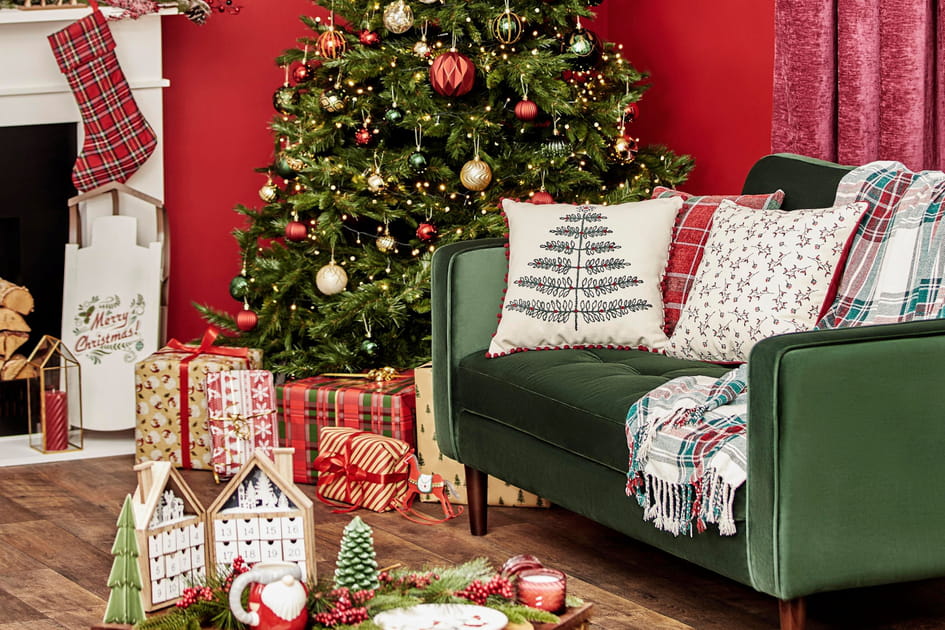 Un No&euml;l en rouge et vert