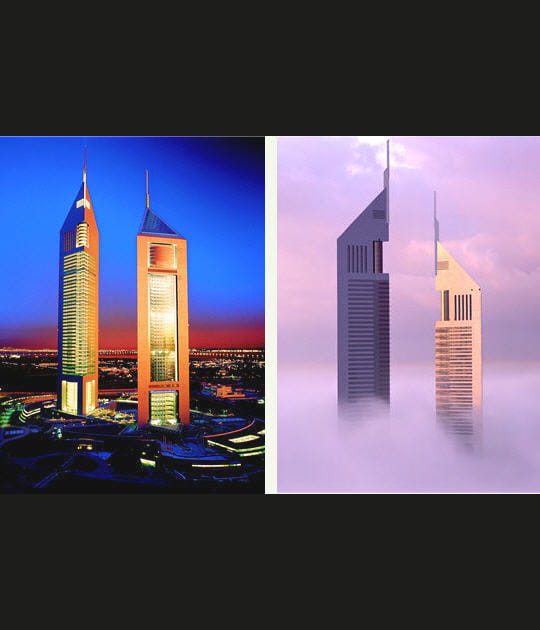 Les &quot;Jumeirah Emirates Towers&quot; de Duba&iuml;