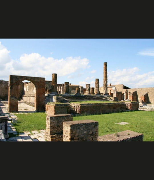 La zone arch&eacute;ologique de Pomp&eacute;i en Italie