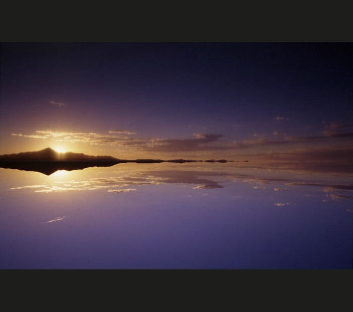 Effet irr&eacute;el dans le Salar de Uyuni
