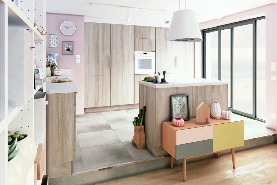 Un meuble contre un meuble