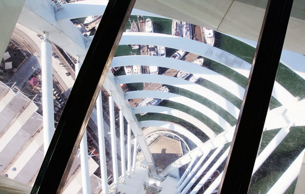 Le Sky Walk de la Spinnaker Tower