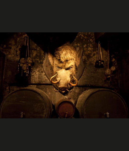 Dans le pub Hog's Head
