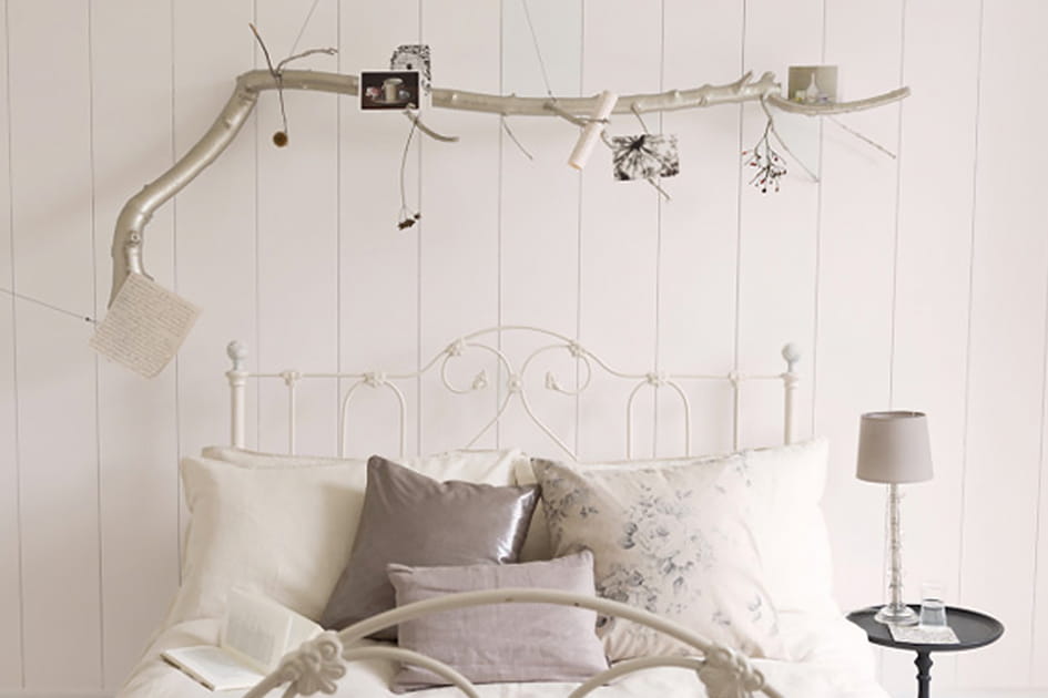 Une t&ecirc;te de lit naturelle