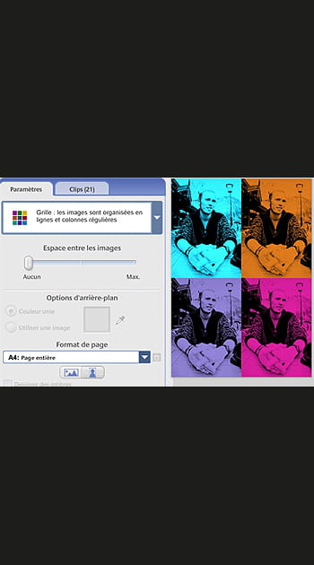 Cr&eacute;er un montage photo &agrave; la Andy Warhol