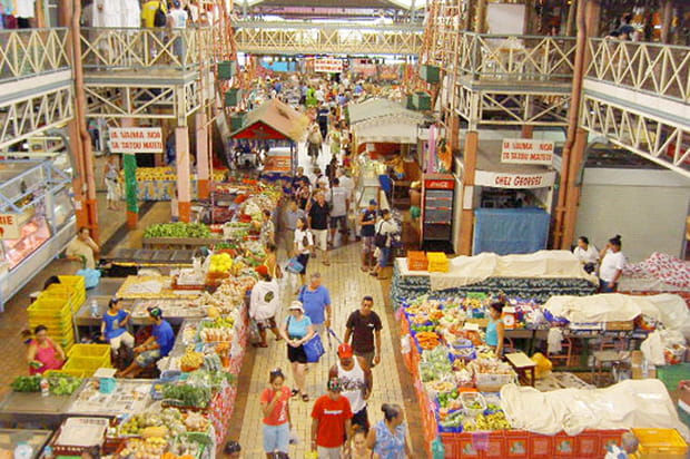 Le marché de Papeete