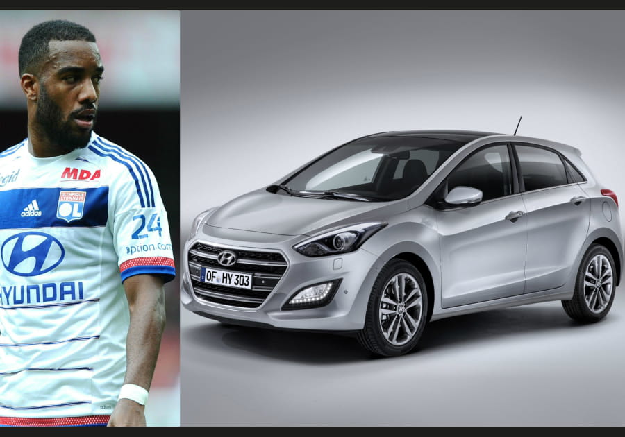 Voiture d'Alexandre Lacazette : Hyundai i30