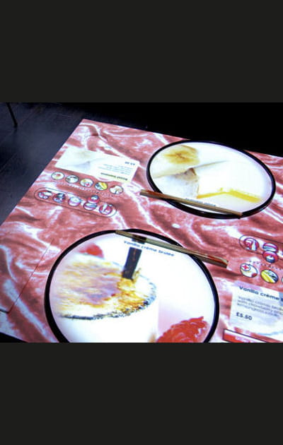 Un restaurant tr&egrave;s tactile (1/2)