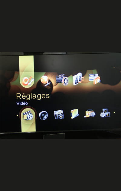 L'interface exemplaire du iMedia HD100
