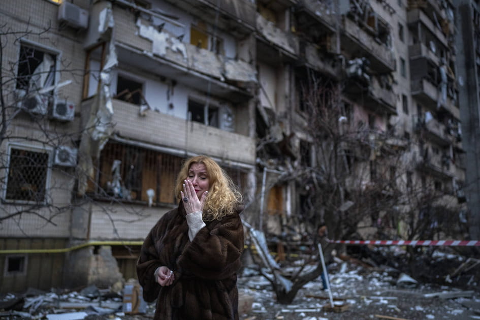 1&nbsp;an de la guerre en Ukraine&nbsp;: habitante de Kiev sous le choc