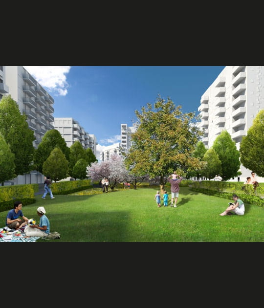 Un grand parc urbain