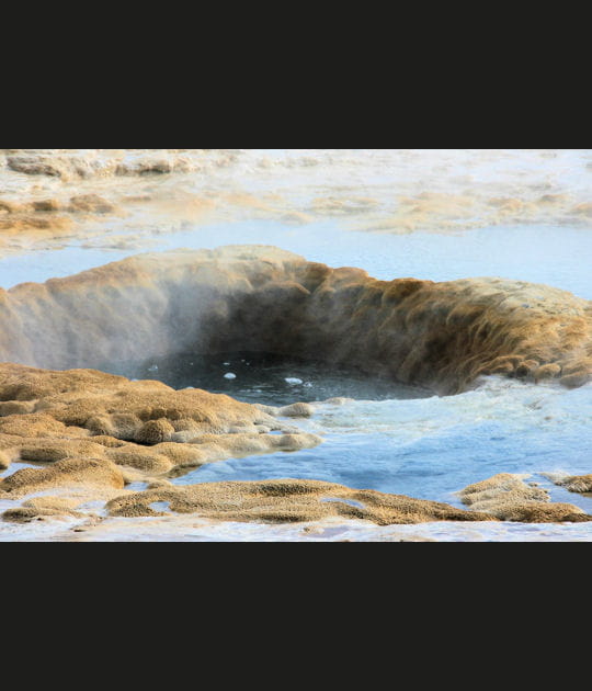 Le gouffre du geyser