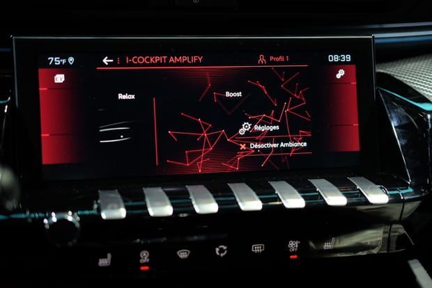Plusieurs ambiances disponibles à bord
