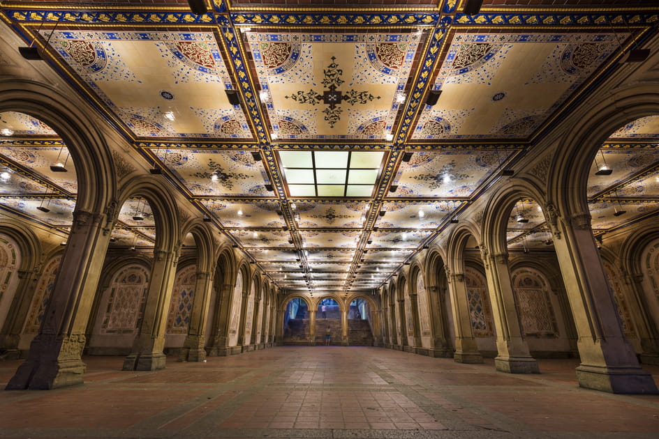 Le passage souterrain de Bethesda Terrace &agrave; New-York