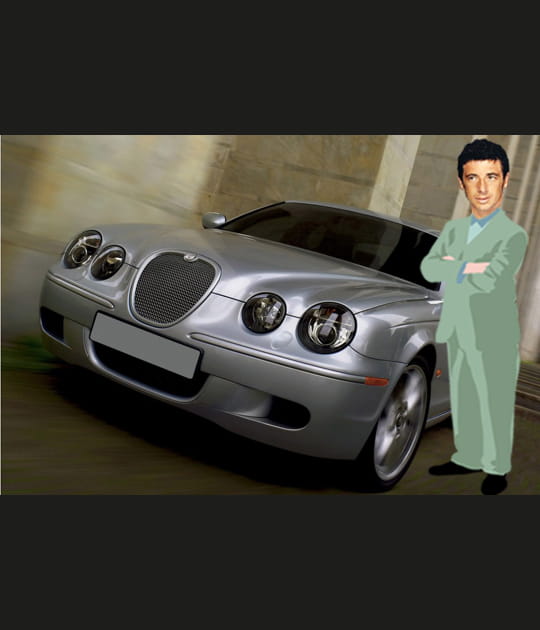 Patrick Bruel en Jaguar X-type