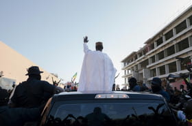Pr&eacute;sidentielle au S&eacute;n&eacute;gal: l'opposant Sonko et son candidat en campagne en Casamance