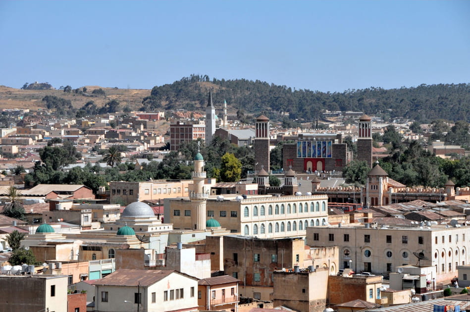 La ville d'Asmara, en &Eacute;rythr&eacute;e