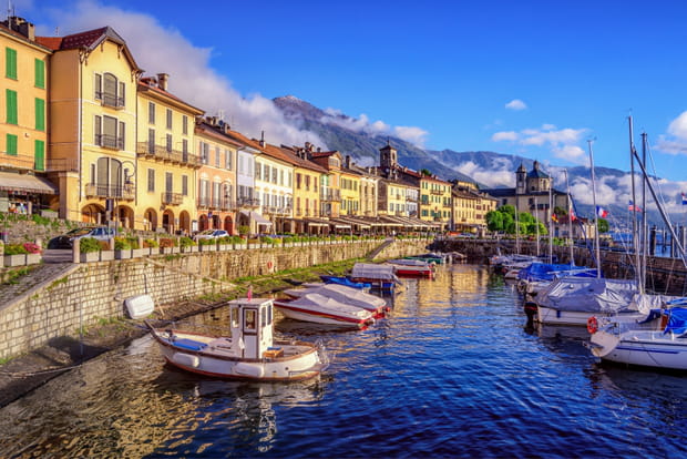Promenade à Cannobio, au bord des grands lacs d'Italie