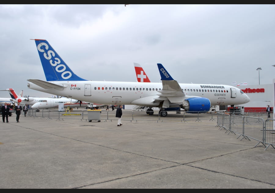 Bombardier CS300 : le nouvel avion r&eacute;gional m&egrave;ne&nbsp;son op&eacute;ration s&eacute;duction