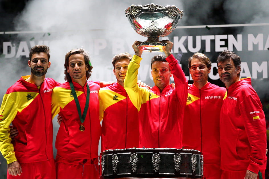 La nouvelle version de la Coupe Davis remport&eacute;e par l'Espagne et Rafael Nadal