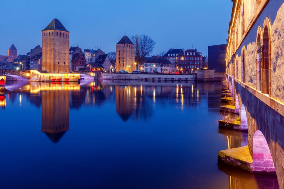 Ces monuments que vous ne verrez plus illumin&eacute;s la nuit&nbsp;: le Barrage Vauban &agrave; Strabourg
