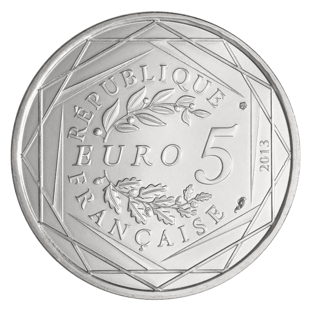 Les euros de la Libert&eacute;&nbsp;: une pi&egrave;ce d'argent de 5&nbsp;euros