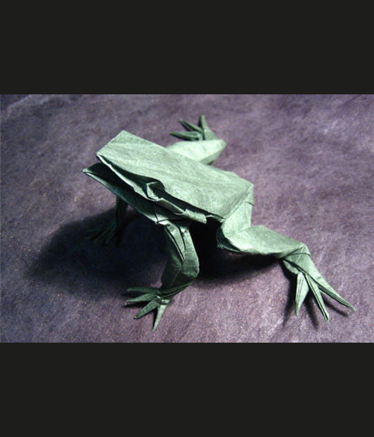 Batracien de papier