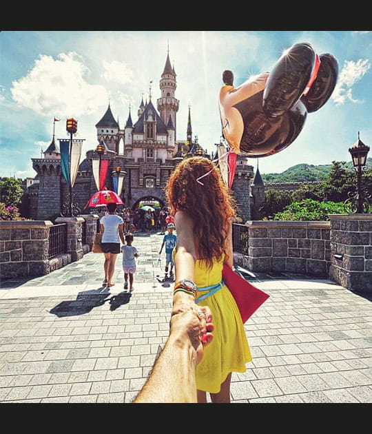 Au parc Disneyland de Hong Kong