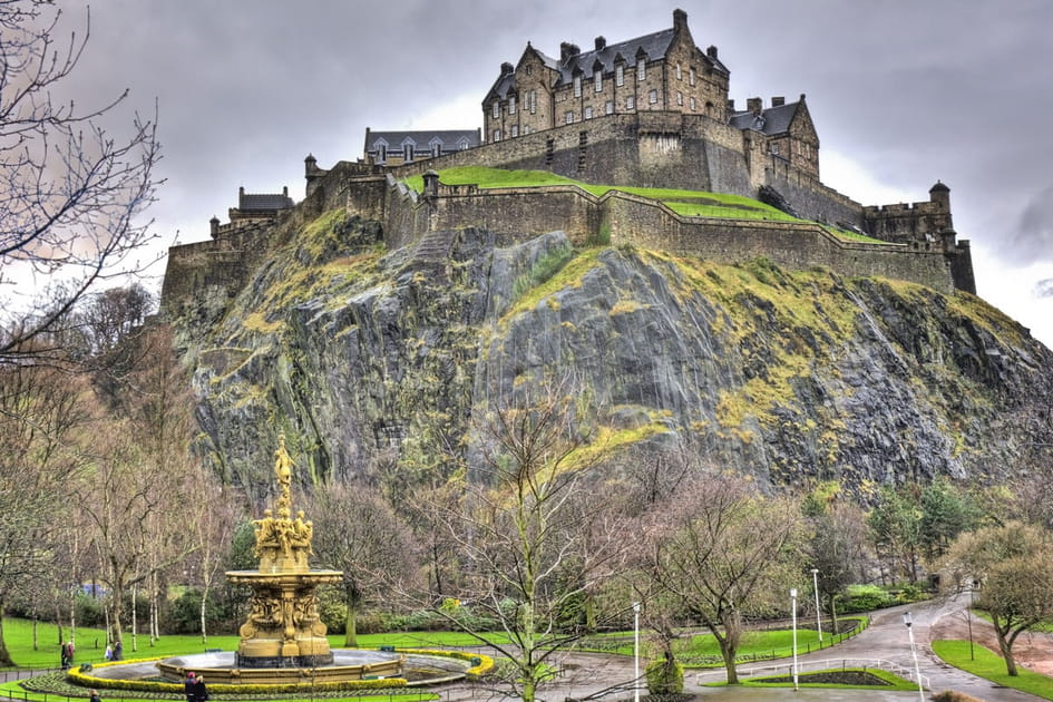 Le romantique ch&acirc;teau d'Edimbourg