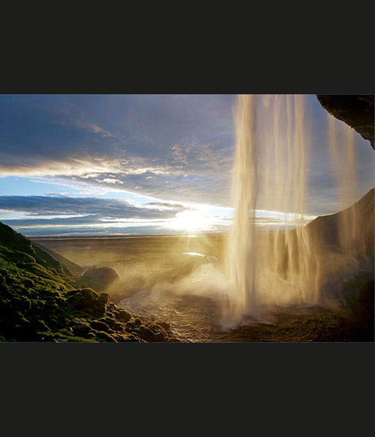 Cascade de Seljalandsfoss, Islande