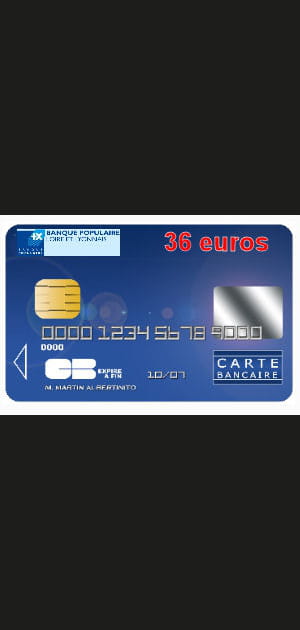 19e&nbsp;: Banque populaire Loire et Lyonnais avec une carte bleue Visa ou Mastercard &agrave; 36&nbsp;euros par an